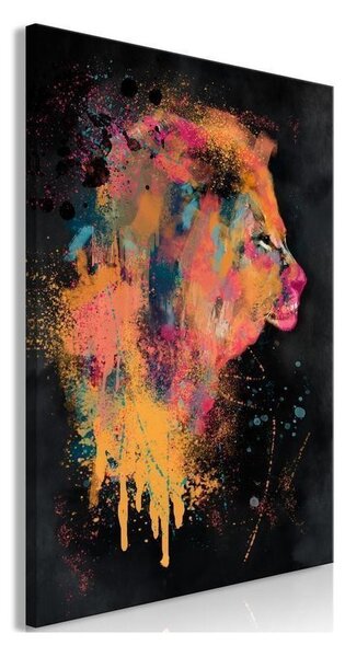 Quadro - Lion Humors (1 Part) Vertical