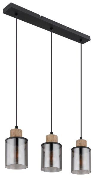 Globo 15707-3H - Lampadario a sospensione con filo REID 3xE27/15W/230V