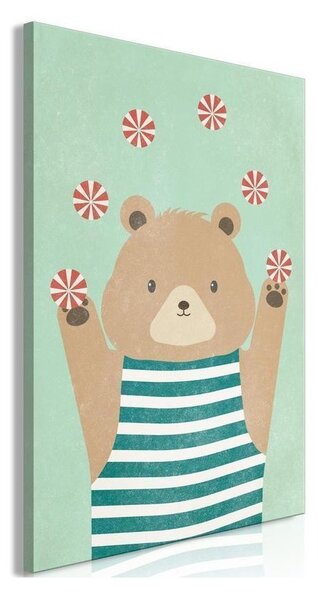 Quadro - Juggling Bear (1 Part) Vertical