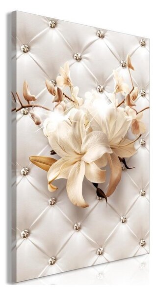 Quadro - Diamond Lilies (1 Part) Vertical