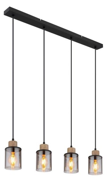 Globo 15707-4H - Lampadario a sospensione con filo REID 4xE27/15W/230V