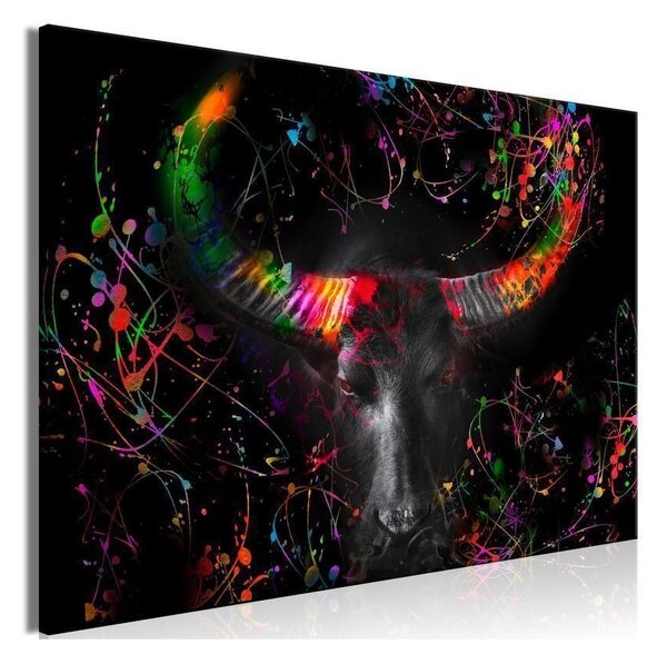 Quadro - Enraged Bull (1 Part) Vertical - Second Variant