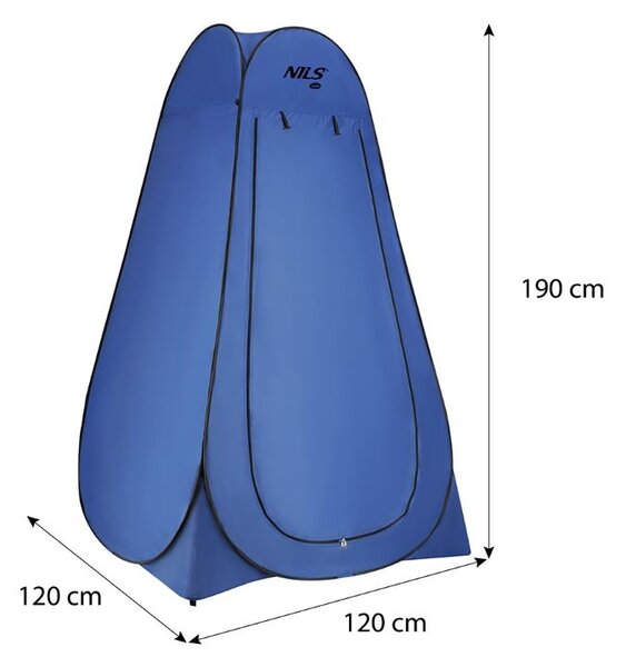 Tenda verticale per la doccia il cambio o wc