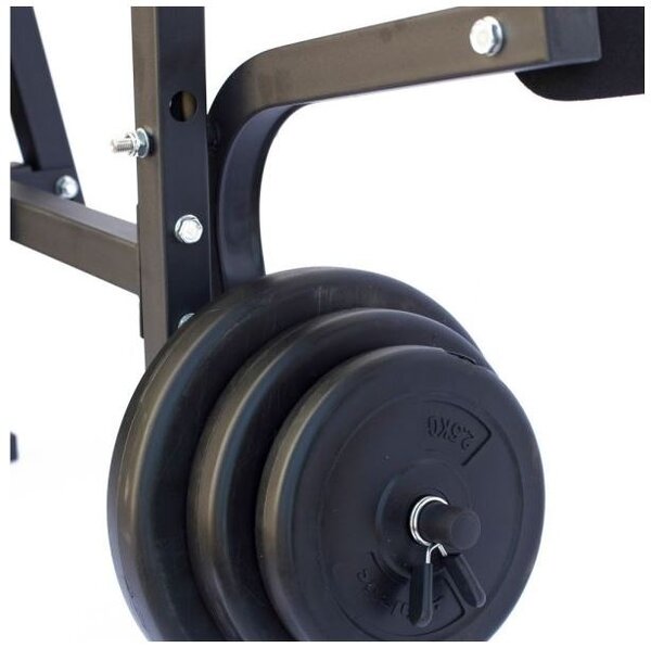 Panca fitness Athletic con pesi inclusi