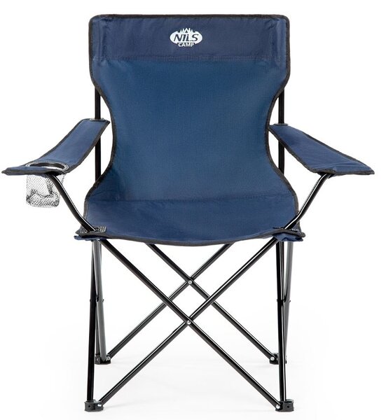 Sedia camping chair con braccioli