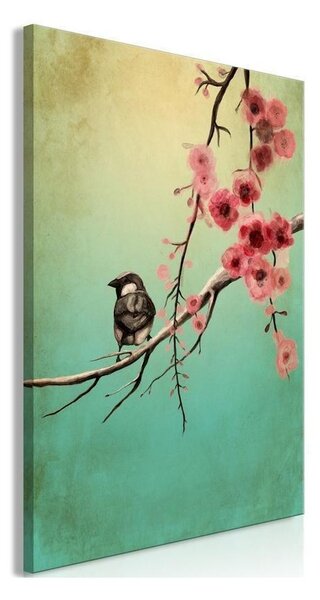 Quadro - Cherry Flowers (1 Part) Vertical