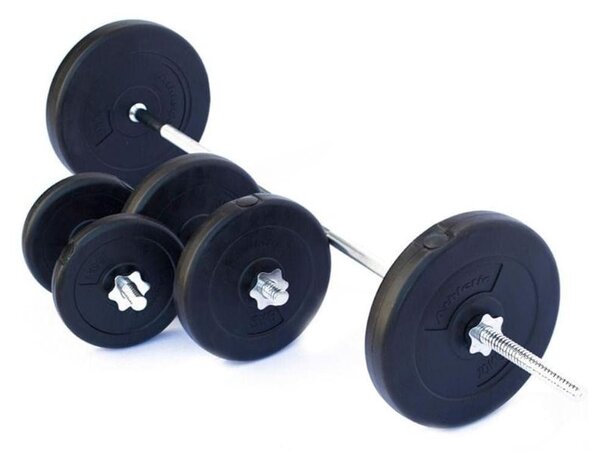 Panca fitness Athletic con pesi inclusi
