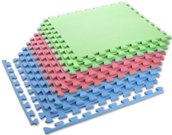 Tatami colorato tappeto gioco 9 pezzi