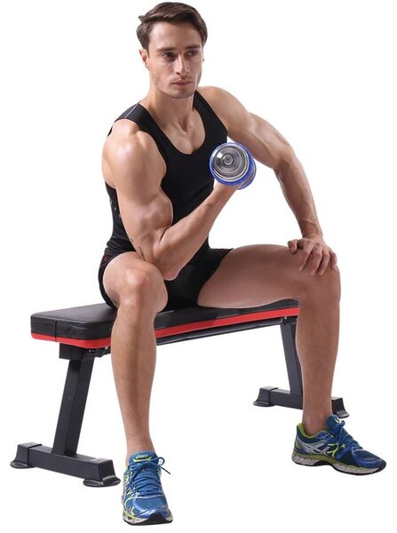 Panca fitness pieghevole fino a 180 kg