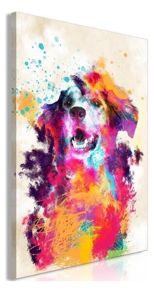 Quadro - Watercolor Dog (1 Part) Vertical
