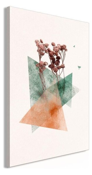 Quadro - Modernist Flower (1 Part) Vertical