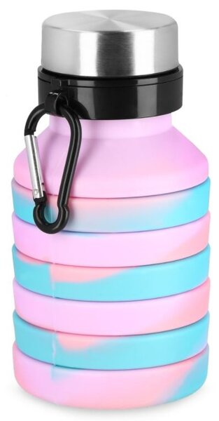 Borraccia in silicone pieghevole da 500 ml