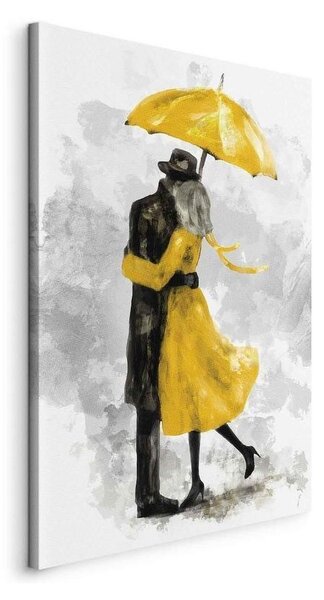 Quadro - Under Yellow Umbrella (1 Part) Vertical