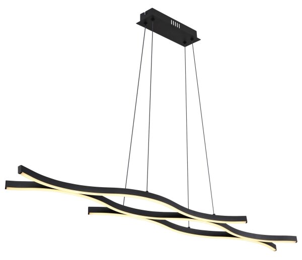 Globo 67206H - Lampadario LED a sospensione con filo GERONIMO LED/35W/230V nero