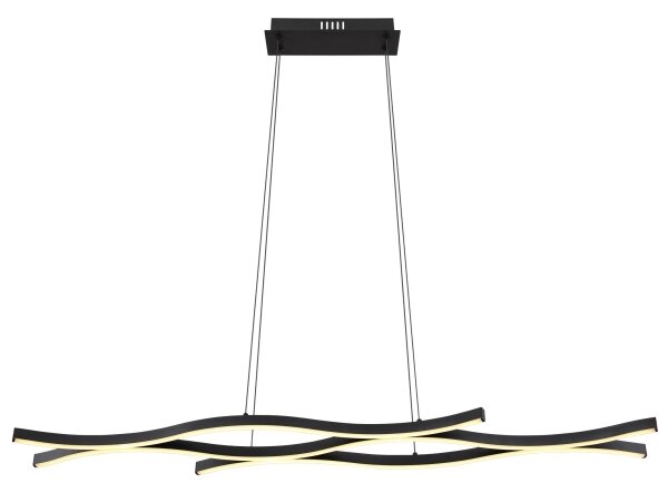 Globo 67206H - Lampadario LED a sospensione con filo GERONIMO LED/35W/230V nero