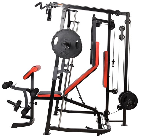 Panca stazione home gym Atlas X1 con panca fitness