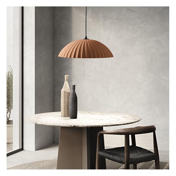 RUSTIC SOSPENSIONE SINGOLA IN CEMENTO DIAMETRO CM 50 BIANCO, RUGGINE O CEMENTO STILE VINTAGE