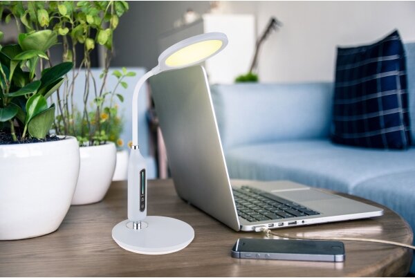 Globo 58435G - Lampada da tavolo LED dimmerabile con funzione Touch FRUGGY LED/9W/230V grigio
