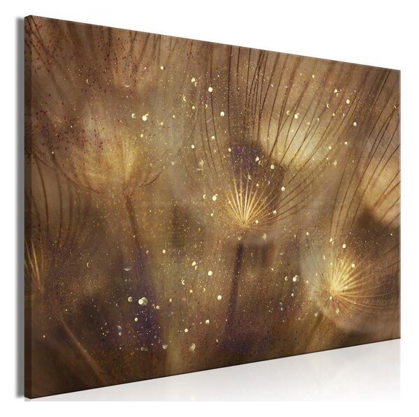 Quadro - Golden Dandelions (1 Part) Wide