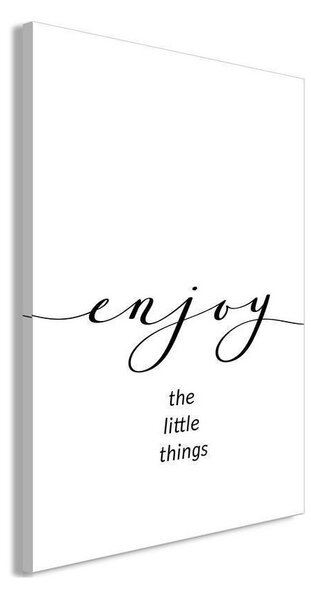 Quadro - Enjoy the Little Things (1 Part) Vertical