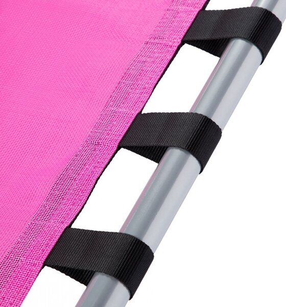 Altalena per bambini rettangolare colore rosa