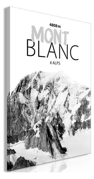 Quadro - Mont Blanc (1 Part) Vertical