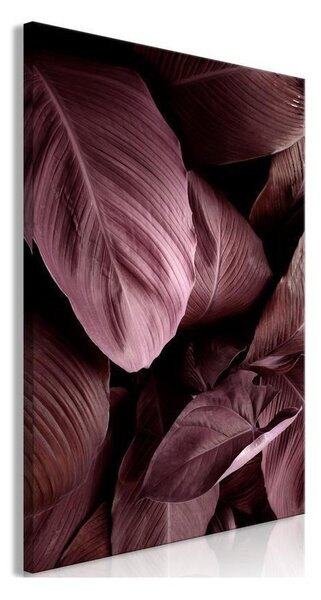 Quadro - Velvet Leaves (1 Part) Vertical