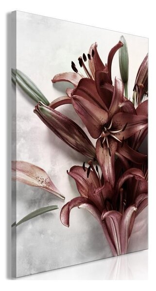 Quadro - Floral Form (1 Part) Vertical