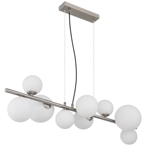 Globo 56140-9H - Lampadario LED a sospensione con filo RIHA 9xG9/3W/230V cromo