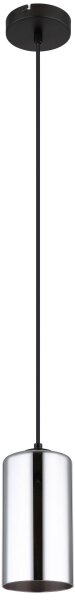 Globo 21002H - Lampadario a sospensione con filo OLLY 1xE27/25W/230V diametro 11 cm nero