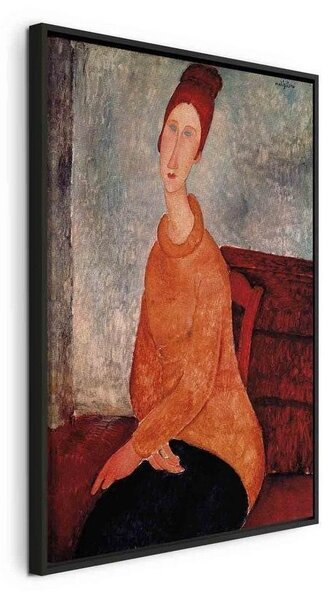 Quadro - Jeanne Hebuterne in a Yellow Sweater