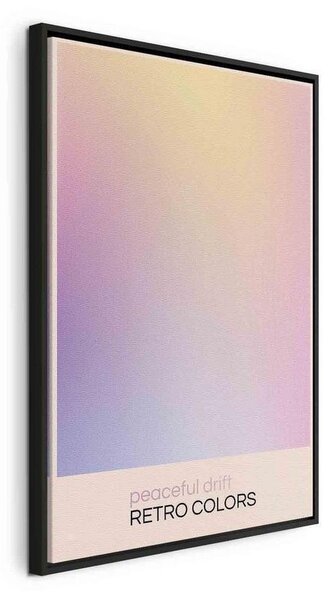 Quadro - Peaceful Drift - Delicate Pastel Shades Creating a Harmonious Whole