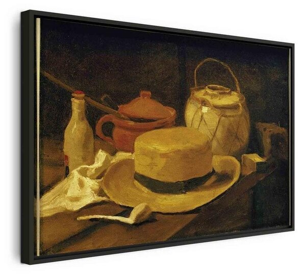 Quadro - Still life with yellow straw hat (Vincent Van Gogh)