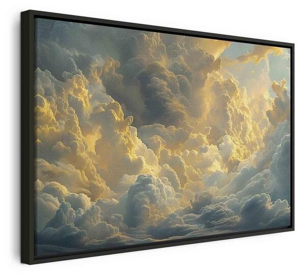 Quadro - Last Breath of the Day: Clouds Illuminated by Evening Glow