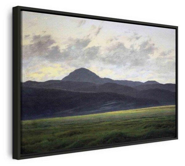 Quadro - Berglandschaft in Böhmen (Caspar David Friedrich)