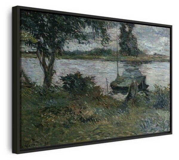 Quadro - Flußufer (Paul Gauguin)