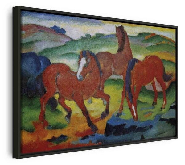 Quadro - The Red Horses (Grazing Horses IV) (Franz Marc)