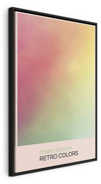 Quadro - Cherry Breeze - Pastel Gradient in Delicate Retro Colors