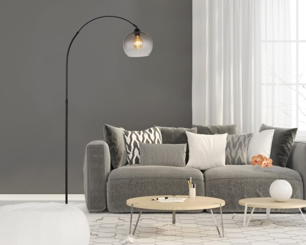 Globo 58227BS - Lampada con piedistallo NEWCASTLE 1xE27/60W/230V