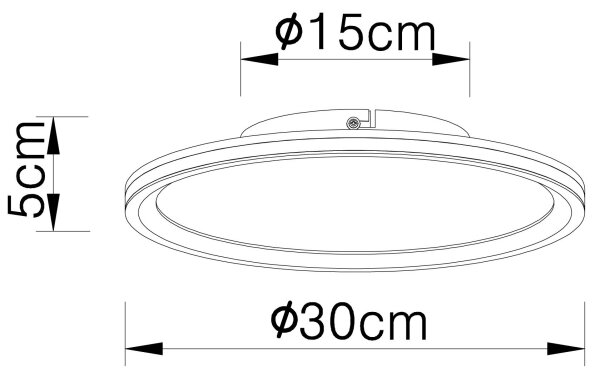 Globo 41588D - Plafoniera LED BELISSA LED/30W/230V diametro 30 cm