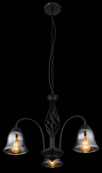 Globo 60298-3H - Lampadario a sospensione con catena GONNY 3xE27/60W/230V
