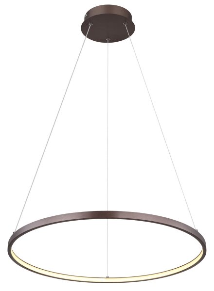 Globo 67192-29BR - Lampadario LED a sospensione con filo RALPH LED/29W/230V marrone
