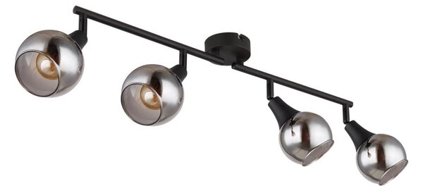 Globo 57904-4 - Faretto GLYPTAR 4xE14/40W/230V nero