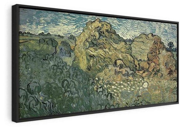 Quadro - Field with Wheat Stacks (Vincent Van Gogh)
