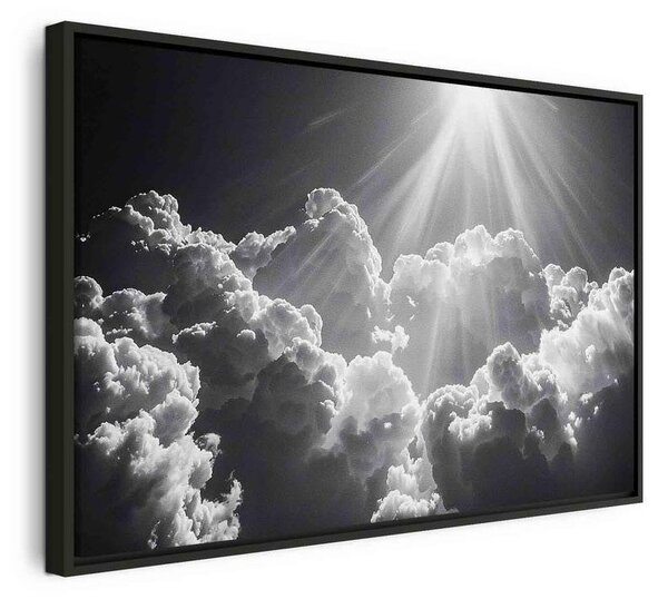 Quadro - Hope in the Clouds: Inspiring Rays of the Sun – Awaken Emotions