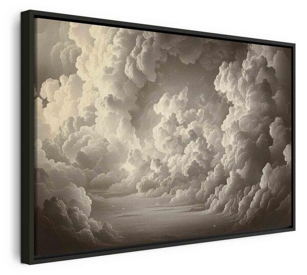 Quadro - Whisper of Illuminated Clouds: Soft Play of Light in the Theater of the Heavens