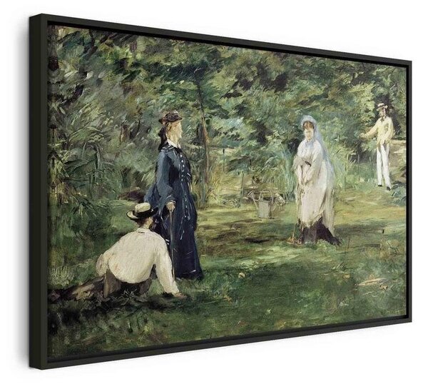 Quadro - La Partie de croquet à Paris (Edouard Manet)