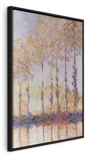 Quadro - Poplars on the Bank of the River Epte
