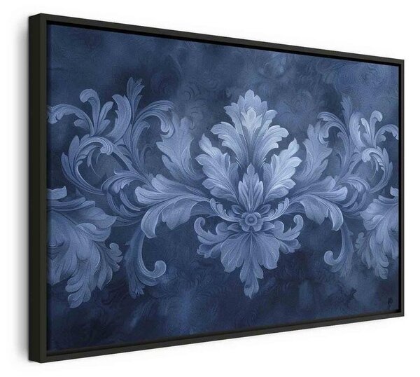 Quadro eleganza in blu e tonalità fredde
