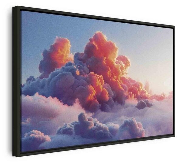 Quadro - Twilight Spectacle: Clouds in Shades of Pink and Violet